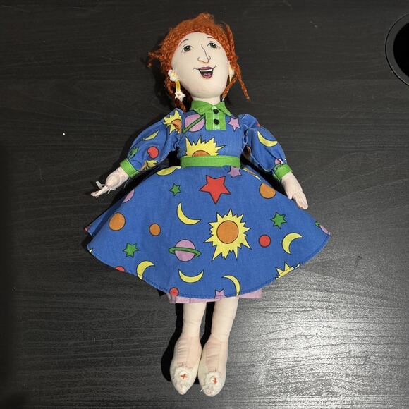 Ms. Frizzle 1999 Stuffed Plush Doll Figure Magic School Bus Scholastic Vintage - Picture 1 of 6